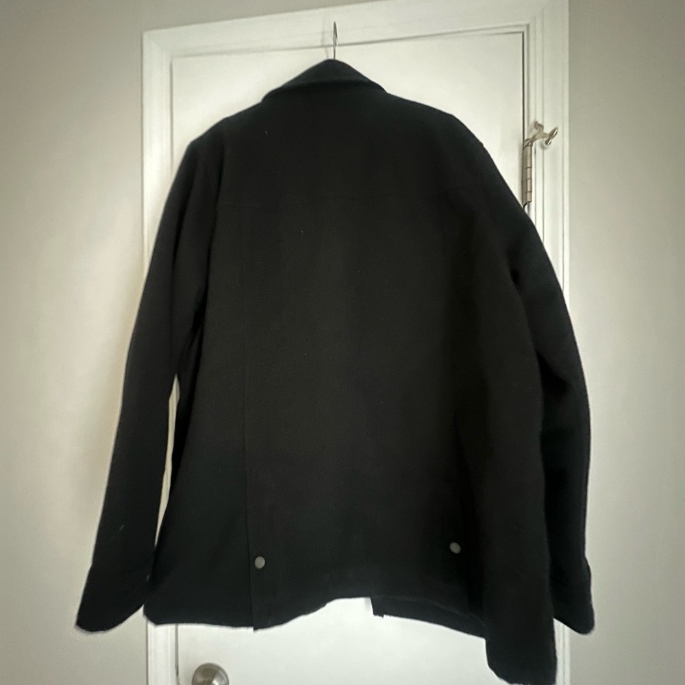 NWT L.L. Bean Black Utility Jacket - Picture 6 of 6